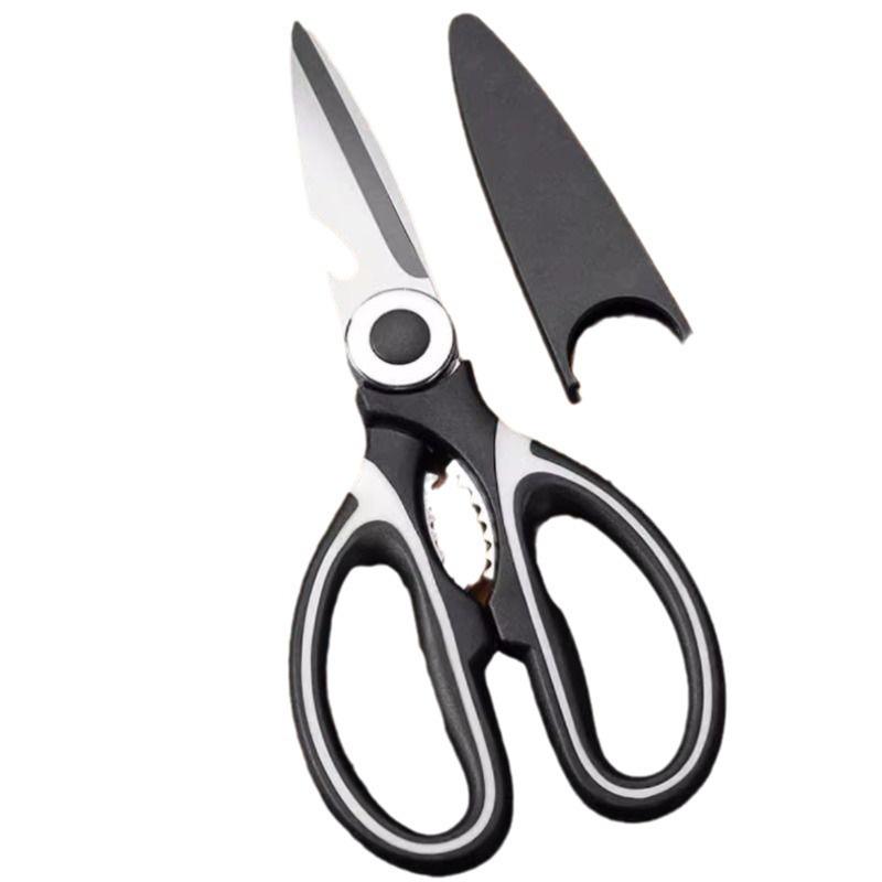 Кухонные универсальные ножницы: Нож для куриных костей, открывалка для бутылок, щипцы для колки грецких орехов, набор ножей из нержавеющей стали «Панда», хозяйственные ножницы.