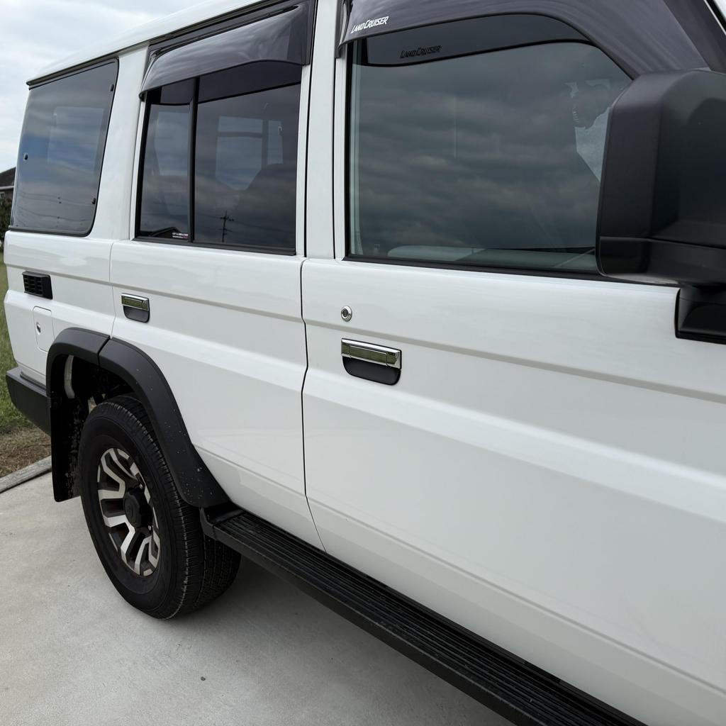 Защита ручки двери Land Cruiser 70 5 шт. (черный)