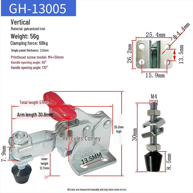 Quick-Release Horizontal Welding Pliers Clamp 301/201/101