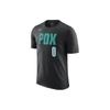 Мужская футболка X NBA Portland Trail Blazers City Edition 'Черный' DV6008-011