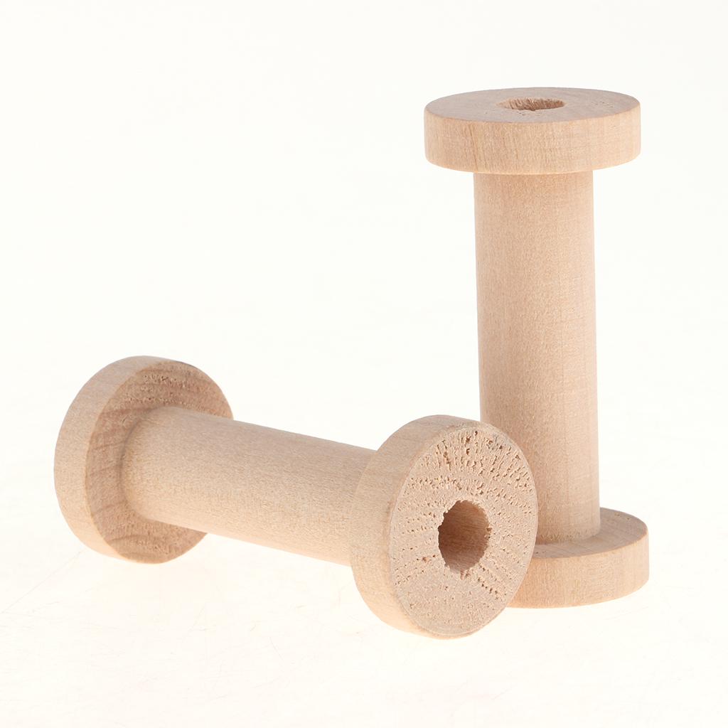 10 шт., деревянная катушка, пустые винтажные роликовые катушки «сделай сам», для шитья, поделки, проволока A