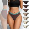 7 шт. женские трусики в полоску, сексуальные женские трусики с низкой посадкой, дышащие хлопковые трусики, женское мягкое нижнее белье, женские трусы