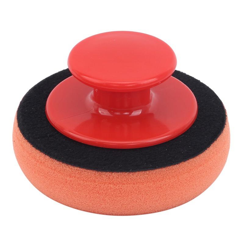 Воск для автомобиля Мойка Полировка Пады Губка с ручкой Высокой плотности Детейлинг автомобиля Полировка Протирка Полировальный набор Инструменты Чистящая губка