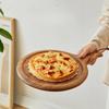 1PC Solid Wood Steak Plate Japanese Wooden Pizza Plate Steak Board Tableware Western Food Set Plate
