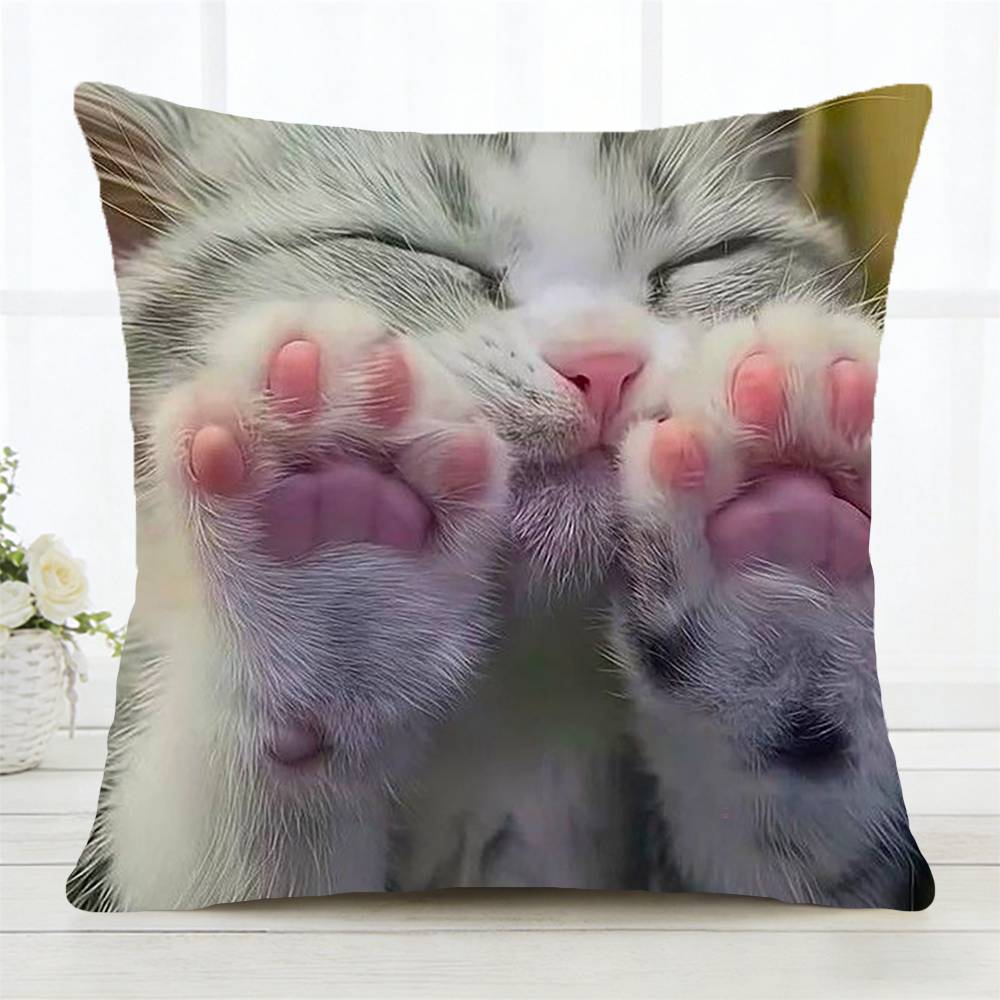 CUTE ANIMAL Pillow Case Fashion Square Pillowcase Bedroom Sofa Room Ins Decoration Leisure