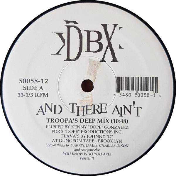12inch Record DBX - And There Ain't 5005812 Freeze Records 1994 US Dance & Electronica Used