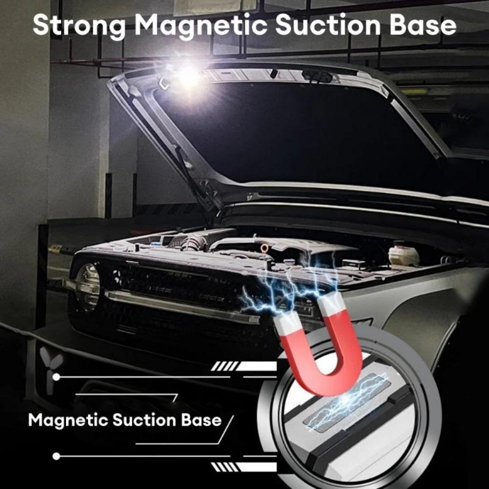 3pcs Super Bright Powerful Pocket Torch Light LED Multifunctional Magnetic COB LED EDC Mini Keychain Flashlight Rechargeable