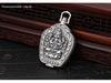 S925 Sterling Silver Zodiac Buddha & Guardian Deities Openable Pendant