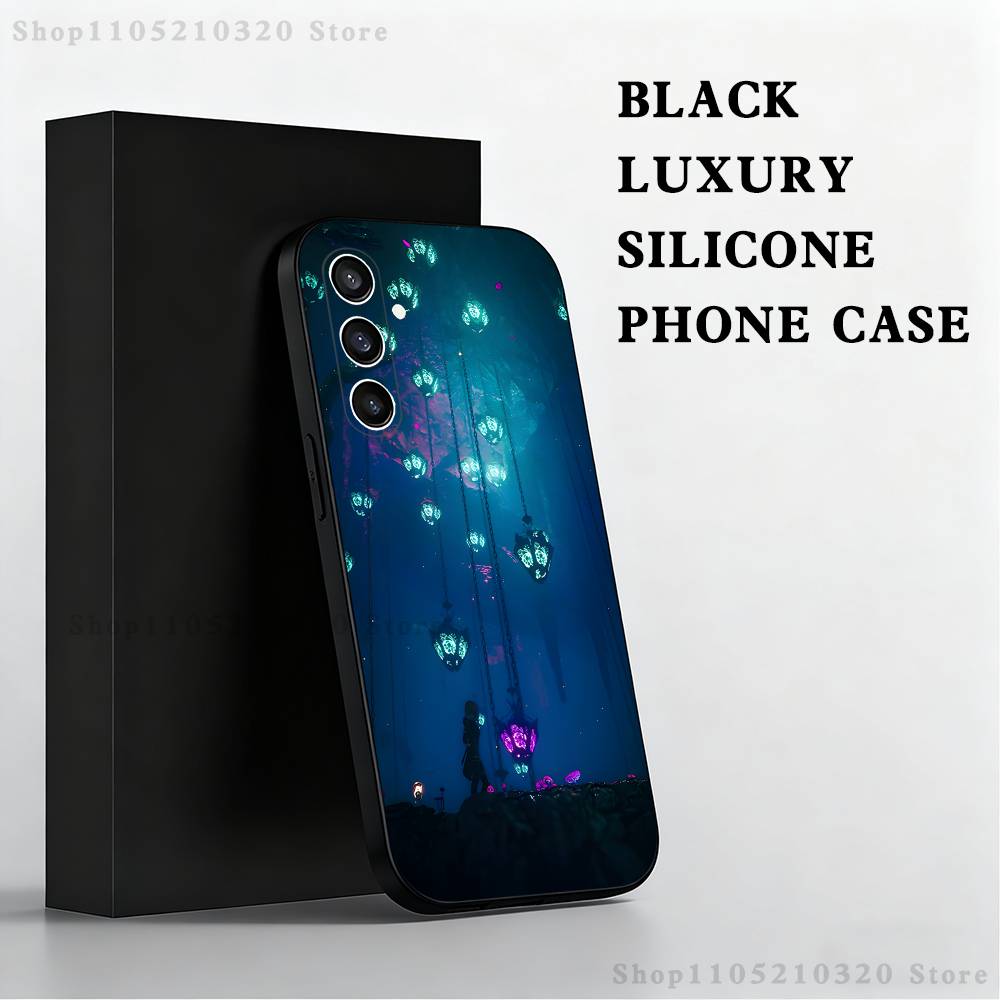 C-Clair O-Obscur Expedition 33 Чехол для телефона Samsung S25, S24 Ultra, S20, S30 plus, S22 plus, S23, S30 Ultra 5G Силиконовый Черный Корпус