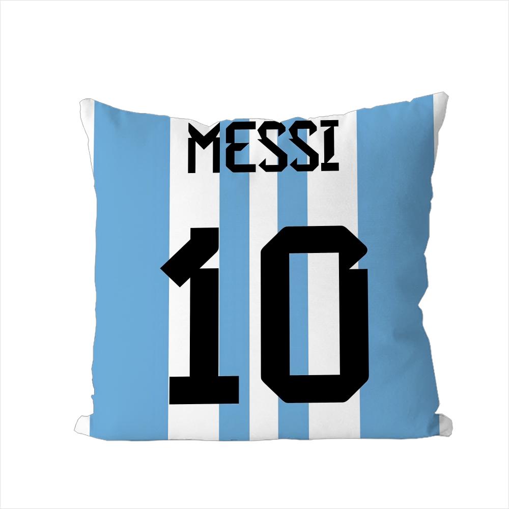 MMessi Наволочка Для Автомобильного Дивана Декоративная Домашняя Двусторонняя Печать Плюшевая Квадратная Подушка-Плед Чехол