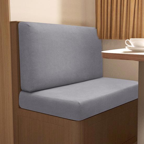 Чехол на подушку для обеденного уголка на колесах, водонепроницаемый, высокоэластичный, с текстурой частиц кукурузы, сплошной цвет, машина