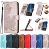 For Samsung Galaxy A11 M11 A12 M12 F12 A13 M13 A14 A15 A16 F16 A17 4G 5G Phone Case Card SlotLeather Flip Wallet Cover