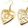 [L5214] - Gold 'Love' Designer Earrings