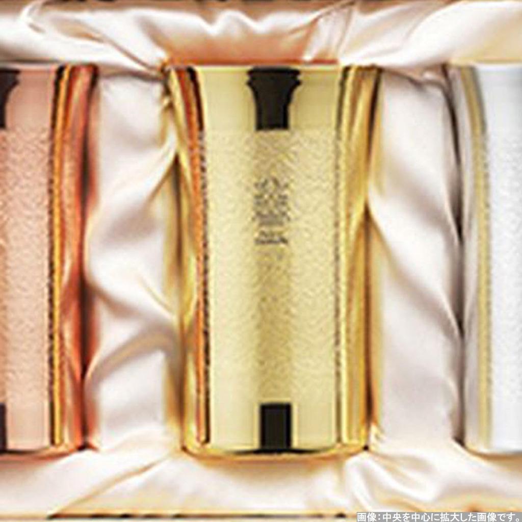 Pure Copper Sippy Tumbler Set In and Made In Japan SimpleBag Made In Vietnam J-kitchens (3-Piece Set) Gold, Silver, Copper, 150ml, (Includes Set)