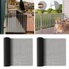 1PC Black Agricultural Thickened Mesh Flowers Sleek Fence for Yard Protection Animal Barrier Durable Multiple Sizes Available