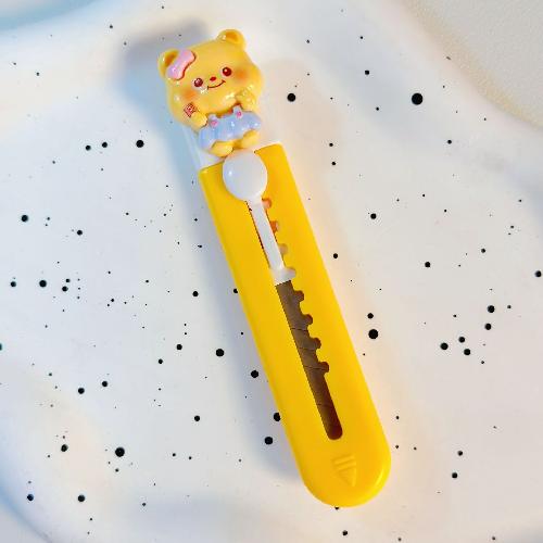 Ins Kawaii Мечтательный балетный стиль, кошачья лапа, универсальный нож, милая девушка, бант, крылья, украшение, резак для бумаги, мини-экспресс открывалка для конвертов