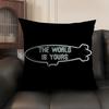 Classic Movie SScarface Cushion Cover Natural Linen Organic Fabric DoubleSided Printing Sofa Home Decor Gift Pillow Case
