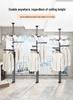Telescopic Floor-to-Ceiling Clothes Drying Rack - No-Punch, Free-Standing