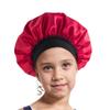 Children's Satin Sleep Cap - Soft Elastic Silk-like Hair Care Hat