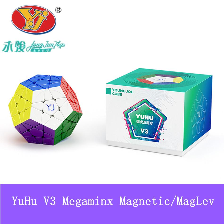 Yongjun Yuhu V3 Мегаминкс Магнитный / Маглев Профессиональная Головоломка Кубик Рубика Образовательная Игрушка Yj Специальный Магический Куб Хорошего Качества