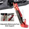 Universal Adjustable Aluminum Alloy Motorcycle Foot Side Support Stand Kickstand