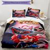3pcs Duvet Cover Set (1*Duvet Cover + 2*Pillowcase, Without Core), Poppy Playtime Print Soft All‑Season Bedding Set, Home Bedroom Decor Gift