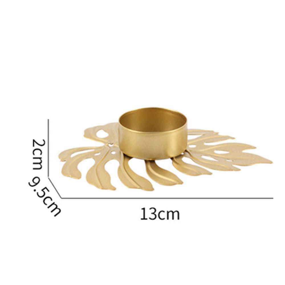 Подсвечники из металла в форме листа для домашнего декора, свадебные украшения, аксессуары, подсвечники для канделябра, центральный элемент, винтаж