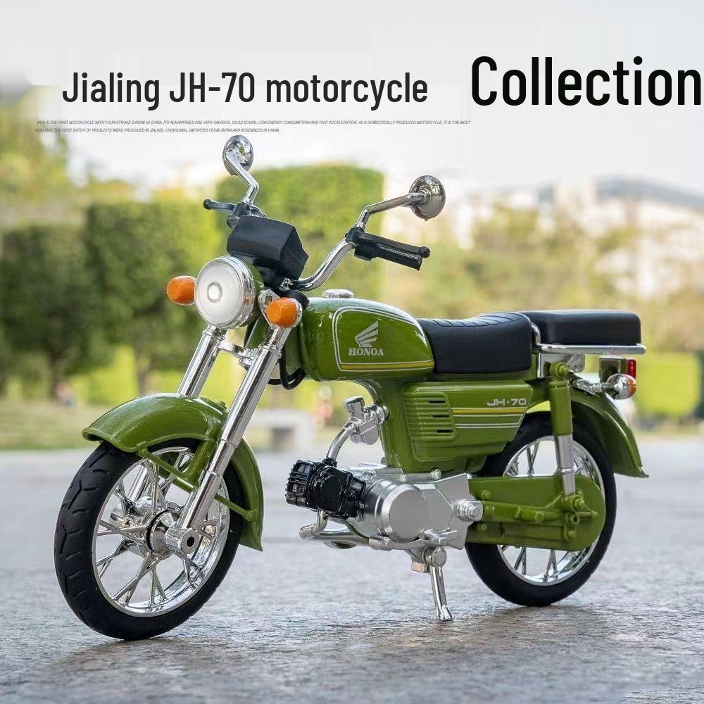 In-Stock Retro Honda Jialing Motorcycle Model - Perfect Birthday Gift for Dad