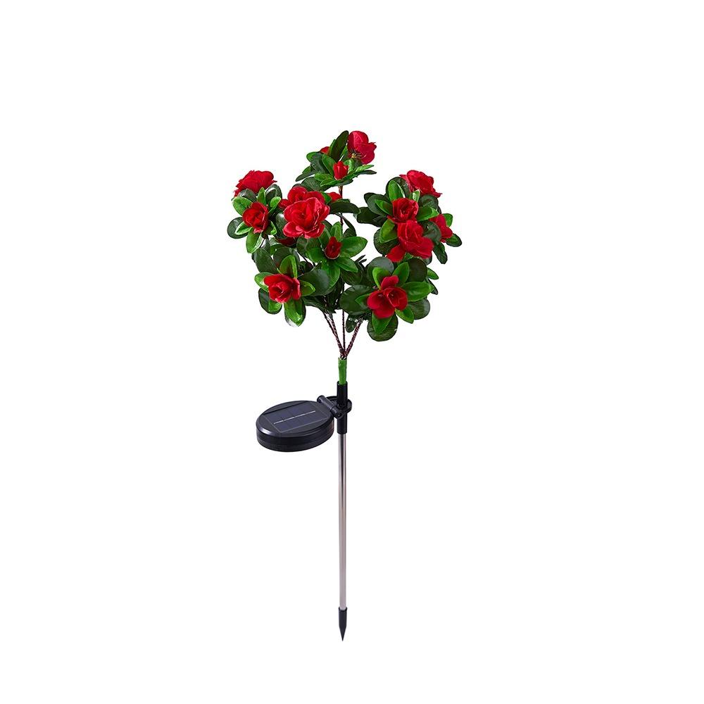 High Brightness Solar Azalea Light Energy Saving Flowers Lawn Lamp Outdoor Courtyard