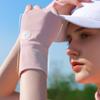 Cool Half Finger Golf Glove Sun UV Protector Sunscreen Gloves Ice Silk Golf Gloves  Outdoor Sport