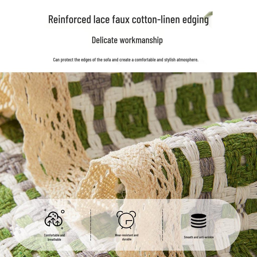 Atmosphere 2025 All-Season Universal Sofa Cover: Skin-Friendly, Breathable, Armrest & Backrest Towel.