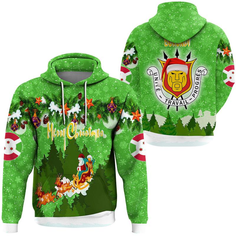 Толстовка с капюшоном с 3D-принтом и флагом Бурунди для мужчин, повседневная спортивная одежда для мальчиков, пуловеры с африканской кантри-толстовкой