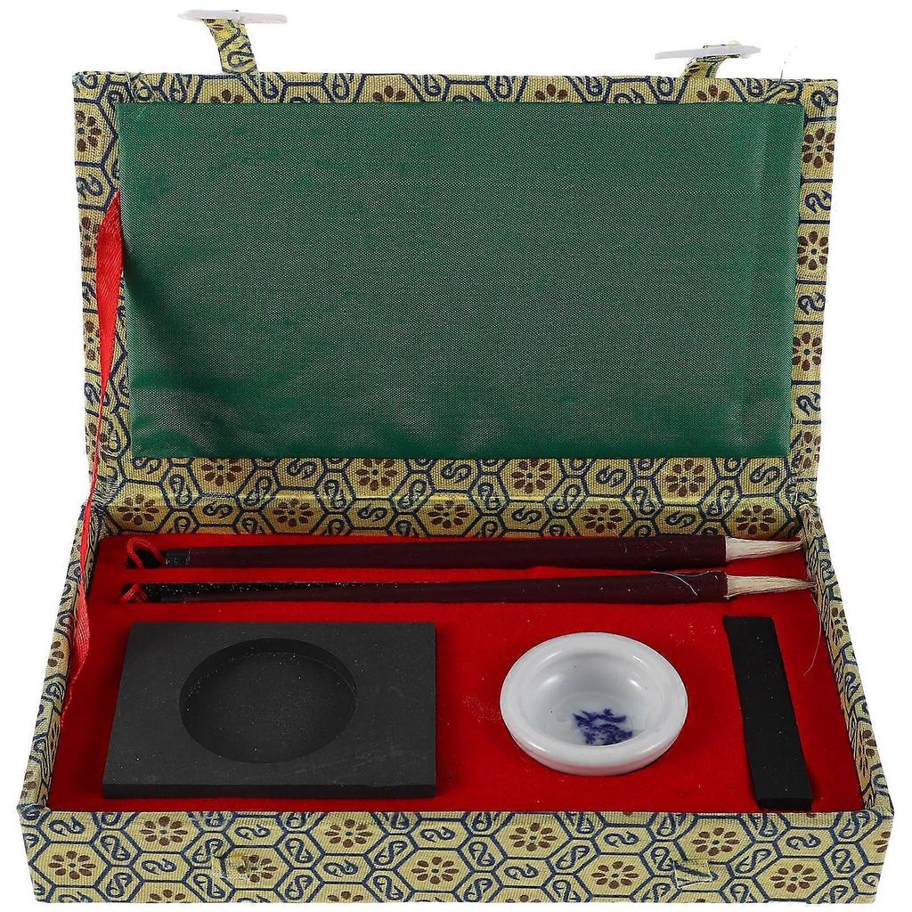 Chinese Calligraphy Set for Beginners 1Set with Brush Ink