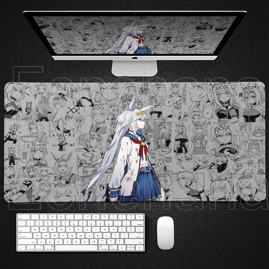 Коврик для мыши Oguri Cap Umamusume PC Gamer Шкаф Коврик для мыши XXL Игра Pretty Derby Настольный коврик Милые Аниме Девушки Резиновый Нескользящий Настольный коврик