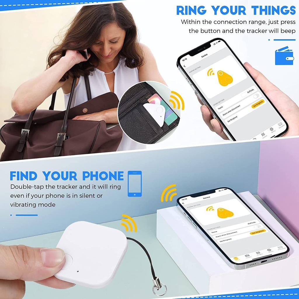 Мини-трекер AirTag для Android и iOS, встроенный динамик, умная метка Airtag
