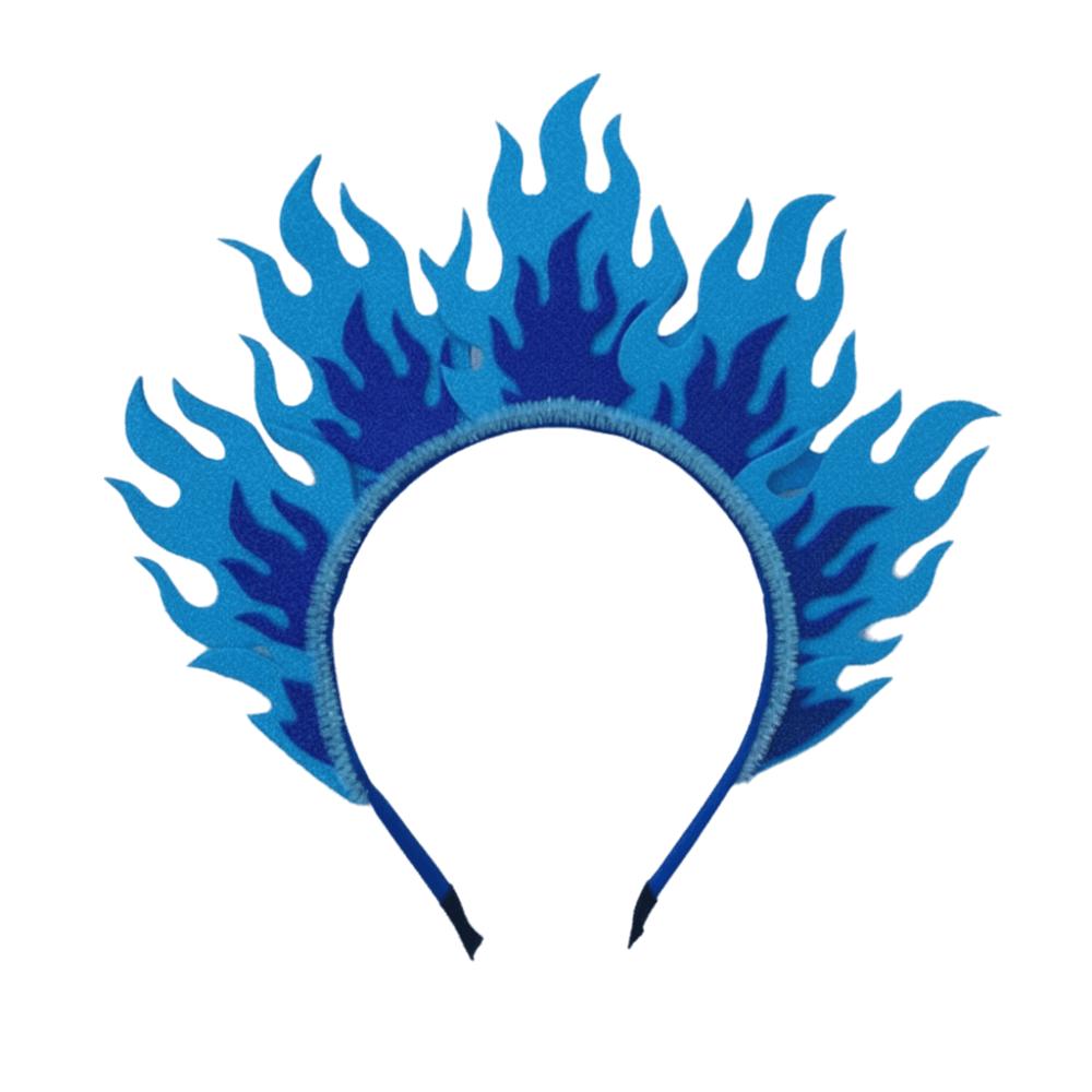 Comfortable Halloween Hairband Fire-Shaped Fire-Shaped Headband Cosplay Party