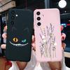 Для Samsung Galaxy S23 FE 5G Матовый чехол для телефона Милый мультяшный кот Мягкая силиконовая задняя крышка Для Samsung S23 FE S23FE S 23 FE 5G Чехол