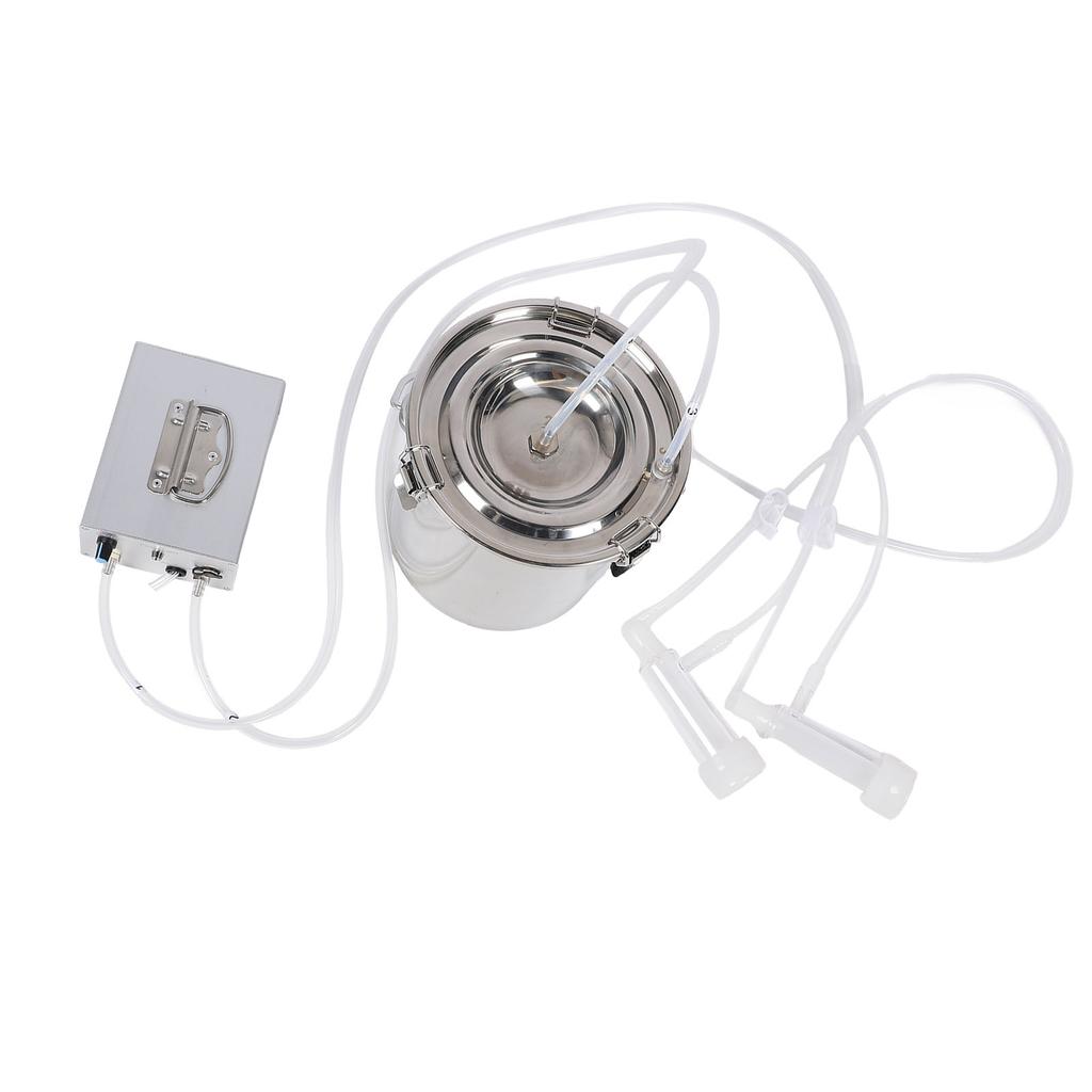 Доильный аппарат для коз 7 л портативный перезаряжаемый регулируемый всасывающий из нержавеющей стали автоматический