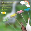 4pcs pet duck outdoor walking belt, hen skin belt, adjustable outdoor training leash, chicken, goose, hen