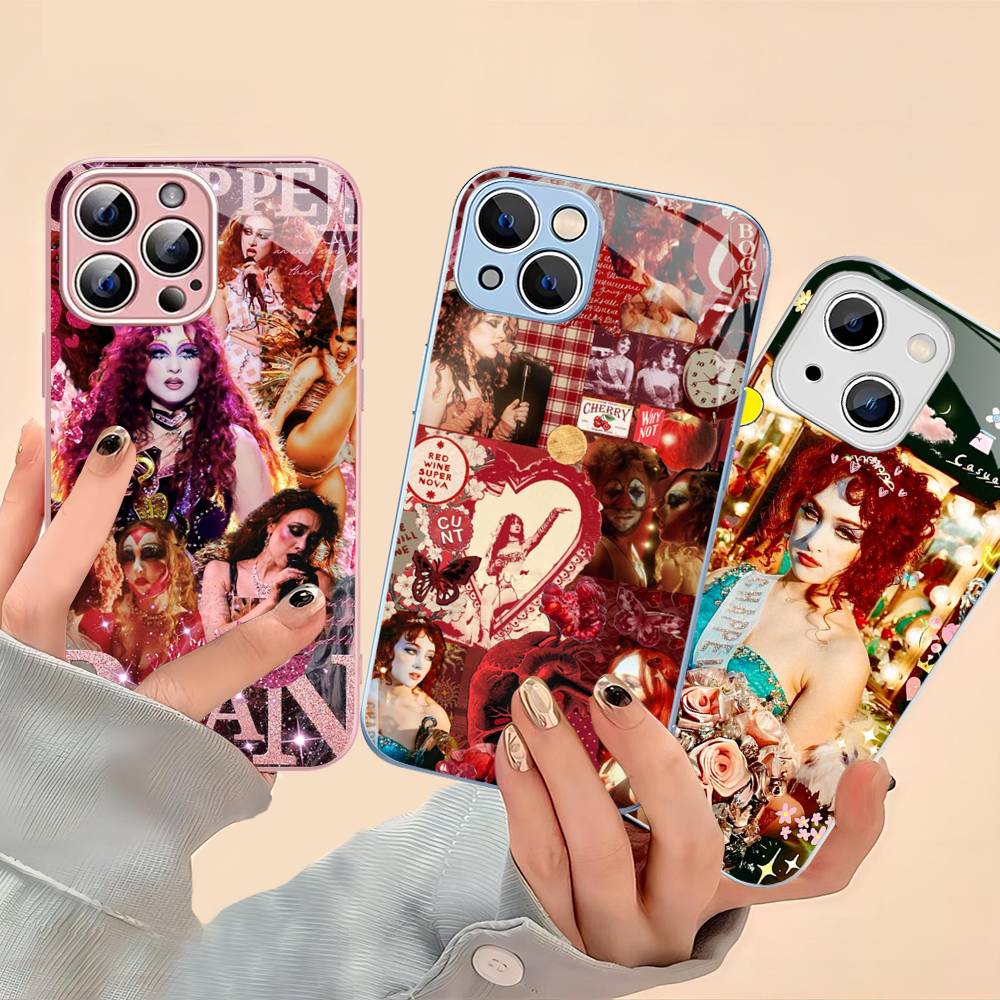 Популярный певец C-Chappell R-Roan Закаленное стекло Для iPhone 14 13 12 11 Pro Mini XS MAX 14Plus X XS XR Чехол