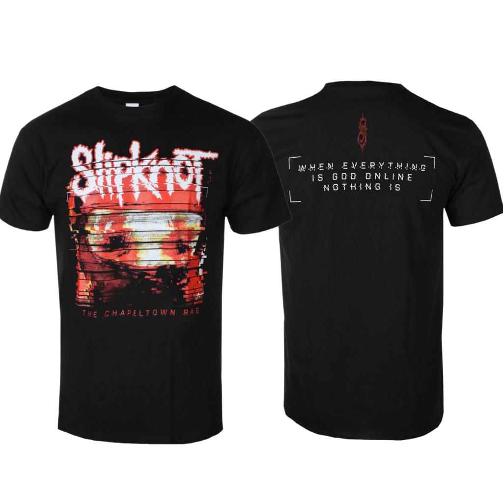 Slipknot Скелет Пятиконечная Звезда Арт-Узор Метал-Группа Футболка Повседневный Модный Стиль Хлопковая Футболка Подходит Как Для Мужчин, Так и Для Женщин