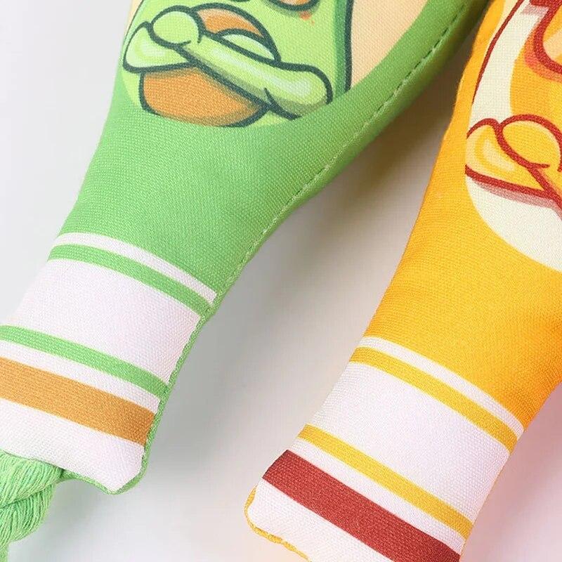 1 шт. забавная игрушка для собак в форме бутылки с джемом, хлопковая веревка, игрушки для домашних животных, устойчивые к укусам собак, скрипучие игрушки для жевания щенков, принадлежности для чистки зубов домашних животных