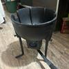 Blacksmith Coal Forge Furnace With Hand Blower Pedal Type Handle Forging Tools Equipment