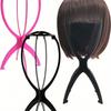 Collapsible Wig Stand for Women, Portable Wig Holder for Styling and Travel, 13.8 Inch Wig Display Head for Multiple Wigs