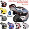 Bluetooth мотоцикл двойной козырек анфас модульный откидной мотоциклетный Bluetooth шлем мотокросс уличный велосипед гоночный шлем шлем
