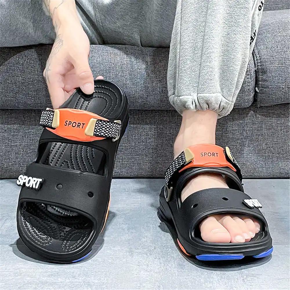 Fashion Open From The Back White Sneakers Beach Slippers Flip Flops Man Shoes Luxury Men's Sandals Sport Imported Products New In