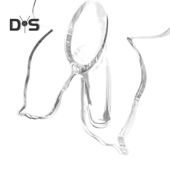 2 шт. ваза-бабочка прозрачная акриловая ваза для цветов настольное украшение ваза-бабочка для гостиной спальни столовой офиса декор