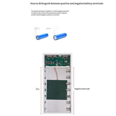 ABNR DIY Корпус для 28 аккумуляторов 18650, корпус Power Bank 10 Вт, съемный бокс для хранения, держатель с кемпинговым фонарем