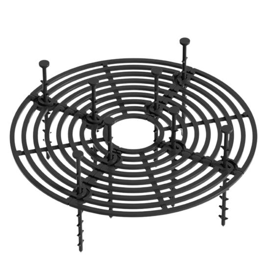 1 Set Plant Pot Grid Reusable Rust-proof ABS Flower Pot Grid Cat Digging Stopper Baby-proofing Supplies for Home