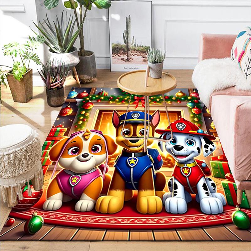 1Pc Christmas Adventure Pals Rug Office Carpet Indoor Outdoor Doormat Nonslip Soft And Comfortable Living Room Christmas Halloween Gift D91867